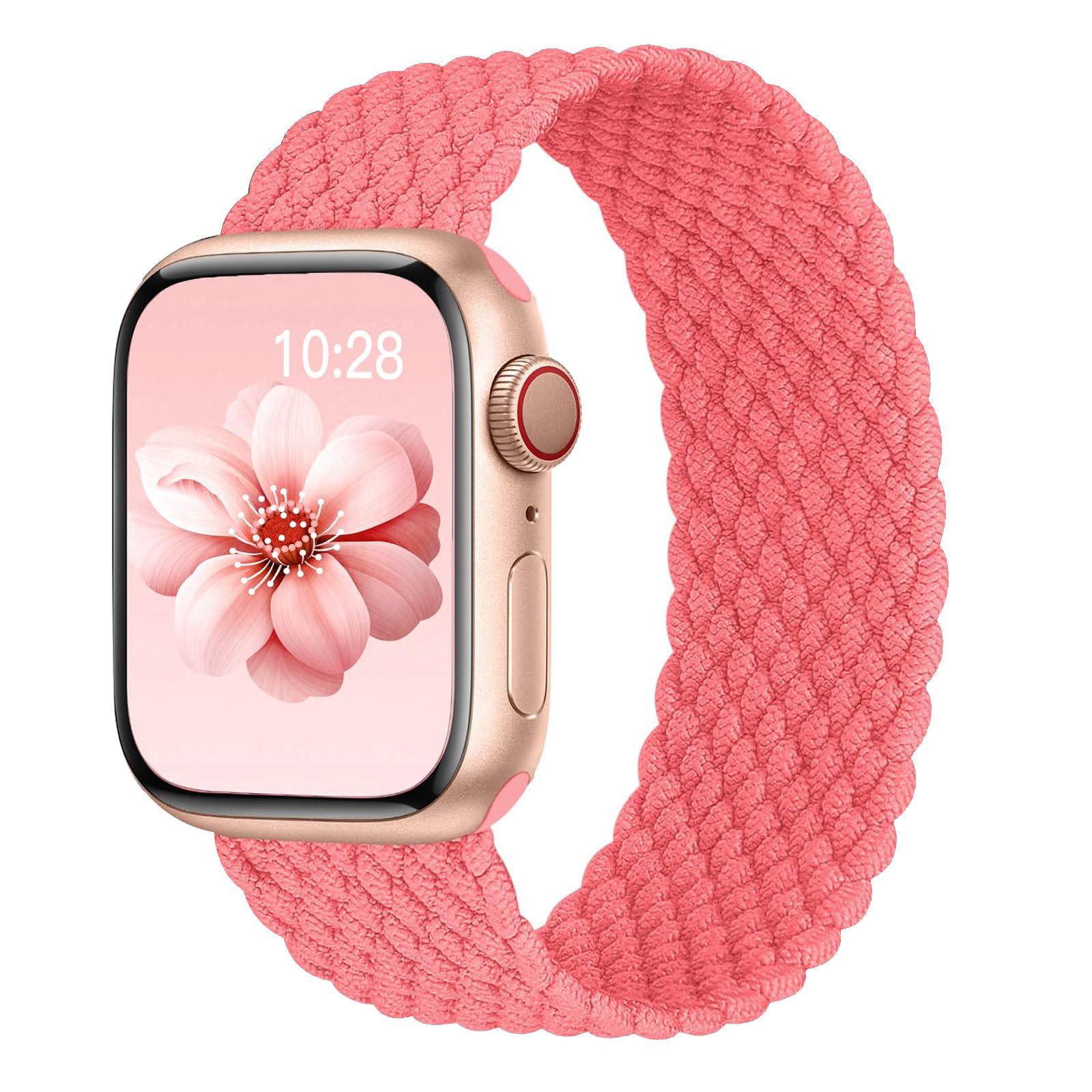 Braided Solo Loop for Apple Watch Band 40mm 42mm 41mm 38mm 44mm 46mm 45mm Ultra/3 2 49mm Men/Women,Stretchy Nylon Sport wristband Strap for iWatch Bands Series 11/10/9/8/7/6 5/4/3/SE 40 44 42 45 46 mm