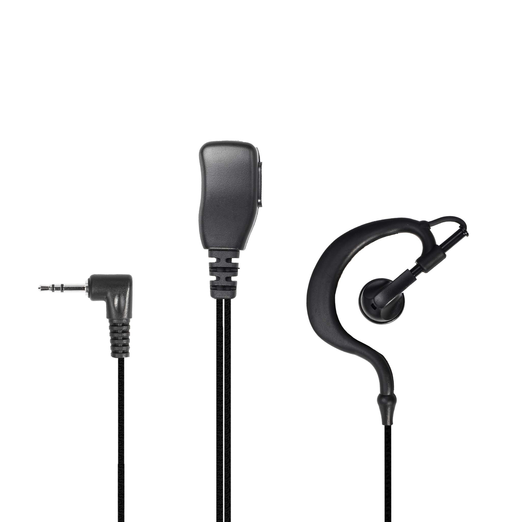 Hoornie G-Form Radio Headset | In-Ear Earphones | For Complete Motorola TLKR Series/Motorola Talkabout. TLKR-T60, TLKR-T61, TLKR-T62, TLKR-T72, TLKR-T80, TLKR-T81, TLKR-T82 TLKR T-92 H2O