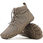 SECHRITE Mens Womens Barefoot Minimalist Shoes Winter Boots Zero Drop Sole Trail Running Sneakers Wide Toe Box