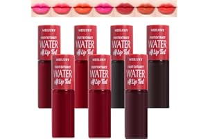 QIUFSSE 7 Colors Korean Lip Tint Stain Set Long-lasting Waterproof Velvet Lip Tint Moisturizing Lip Gloss Set，Multi-Use Lip a