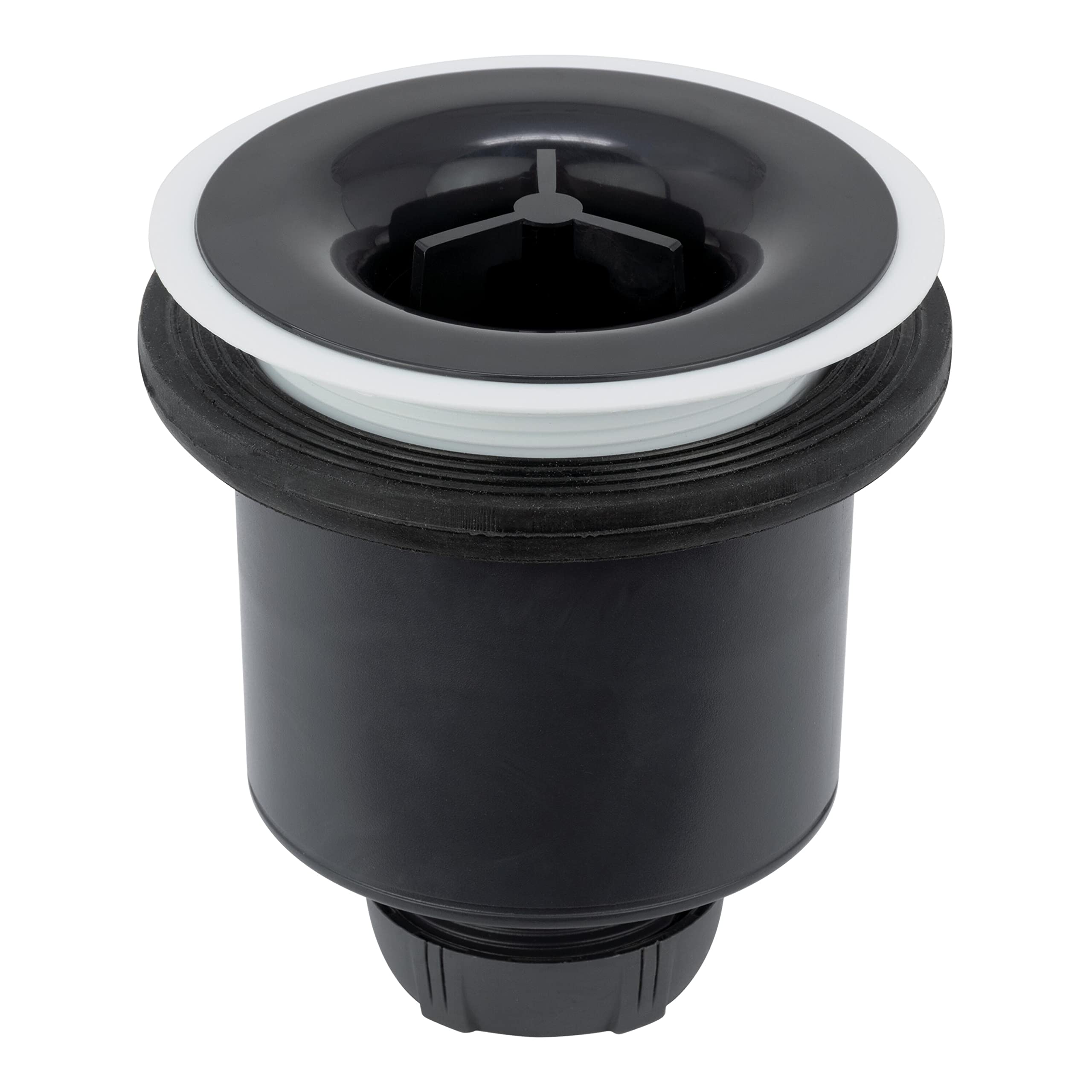 Wirquin 30722461 Vertical Tourbillon Plug for Designer or Tiled Tray, Grey