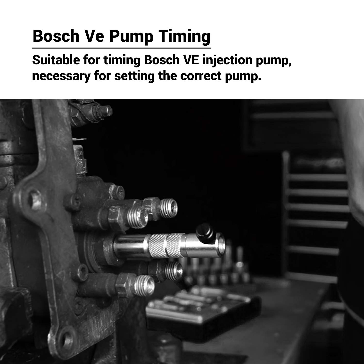 EWK 6pcs Dial Indicator Adapter Timing Tool Kit for VW Audi Bosch VE