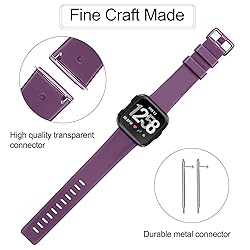 AK Sports Bands Compatible for Fitbit Versa, Soft