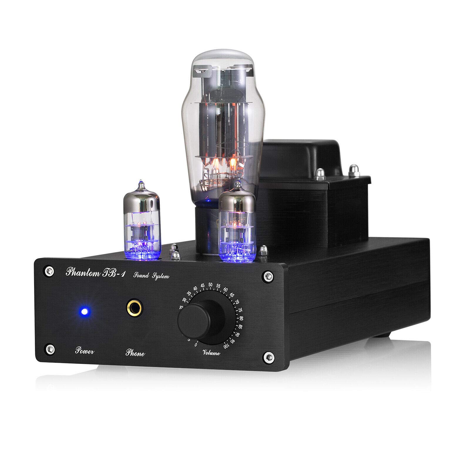 HiFi Vacuum Tube Headphone Amplifier Pure Class A Stereo Audio Amp for Headsets