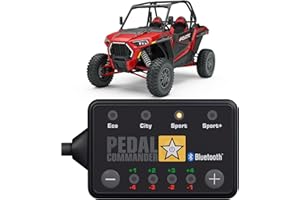 PEDAL COMMANDER for All Polaris RZR Models 2015 and Newer Throttle Response Controller - Fits Trail, RS1, XP, Turbo S, 570, 800, 900, Ranger, General Off Road Performance Mod Polaris RZR Accessories