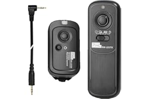 Pixel 2.4GHz Digital Wireless Remote Shutter Release E3 Compatible with Canon, Pentax, Contax, Sigma, etc. Replaces Canon RS-60E3 Replaces Fujifilm RR-100 Replaces Olympus RM-CB2