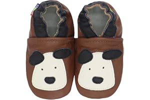 Carozoo Christmas 0-6M up to 8 YRS Soft Sole Leather Baby Kids Toddlers Shoes