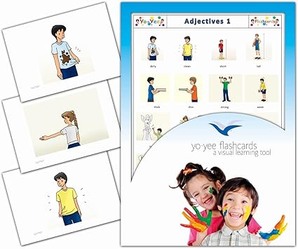 Adjectives Flash Cards For Esl Efl Teaching Set 1 Perfect
