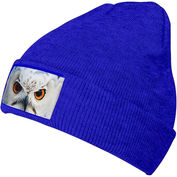 Amazon.com: Snowy Owl Eyes Stylish Knit Hat-Soft and Warm Unisex