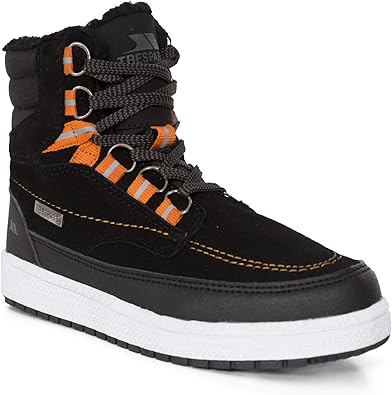 boys black school boots