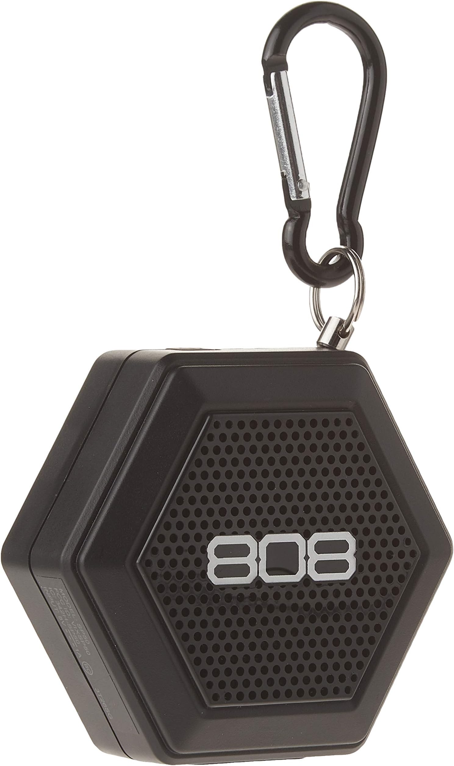 808 Audio HEX Tether Portable Bluetooth Speaker - Black