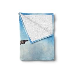 Ambesonne Cranes Throw Blanket, Sandhill Birds in