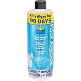 Lo-Chlor Pool Algaecide, 90-Day Single Treatment, Organo-Copper Complex, Black Mustard Green Algae Killer for Inground and Above Ground Swimming Pool, 32 oz, Treats 20,000 Gallons