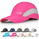 GXCROR Running Hat for Men Women Quick-Dry Baseball Cap UPF50+ with Breathable Mesh, Adjustable Hook & Loop for Outdoor
