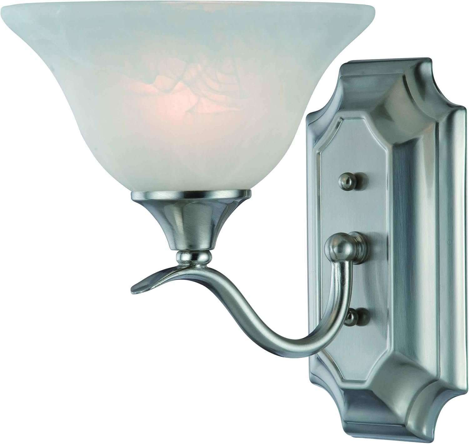 Hardware House H10-4029 Dover Chandelier, 22" x 22" x 17", Satin Nickel - Light Fixtures - 
