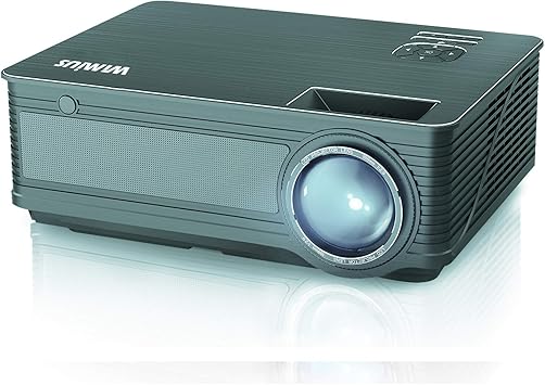 WiMiUS Proyector de vídeo de 6500 lúmenes, Compatible con 1080P ...