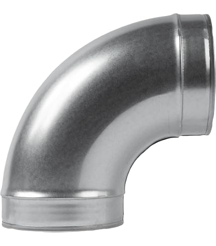 Fepinc 6" Vent Wall Bracket 2-Pack – Galvanized Iron Split Ring Hanger For B-Type Gas Vent Pipe
