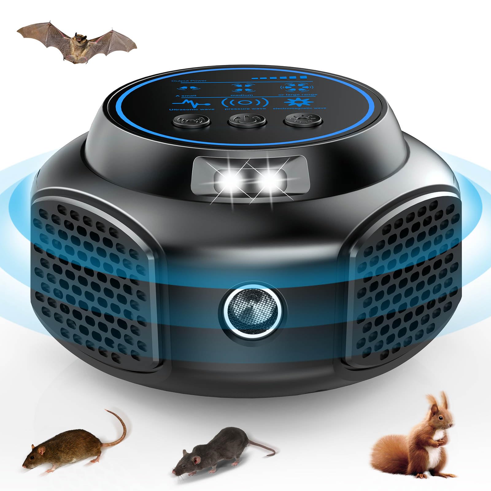 6-Pack Ultrasonic Pest Repeller – Electronic Plug-In Repellent For Insects, Mice & Rodents