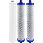 Hydrotech Reverse Osmosis Water Filter Cartridge Set 41400008/41400009 | 41400008/41400009, Microline Clack Compatible, S-7011 and S-7028, by IPW Industries Inc, Cartridge Set