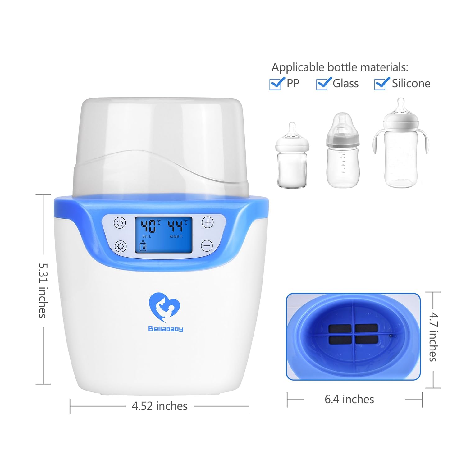 bella baby bottle warmer