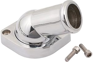 Mr. Gasket 2670 Chrome Swivel Adjustable Water Neck Outlet for GM/Chevrolet LS Engine