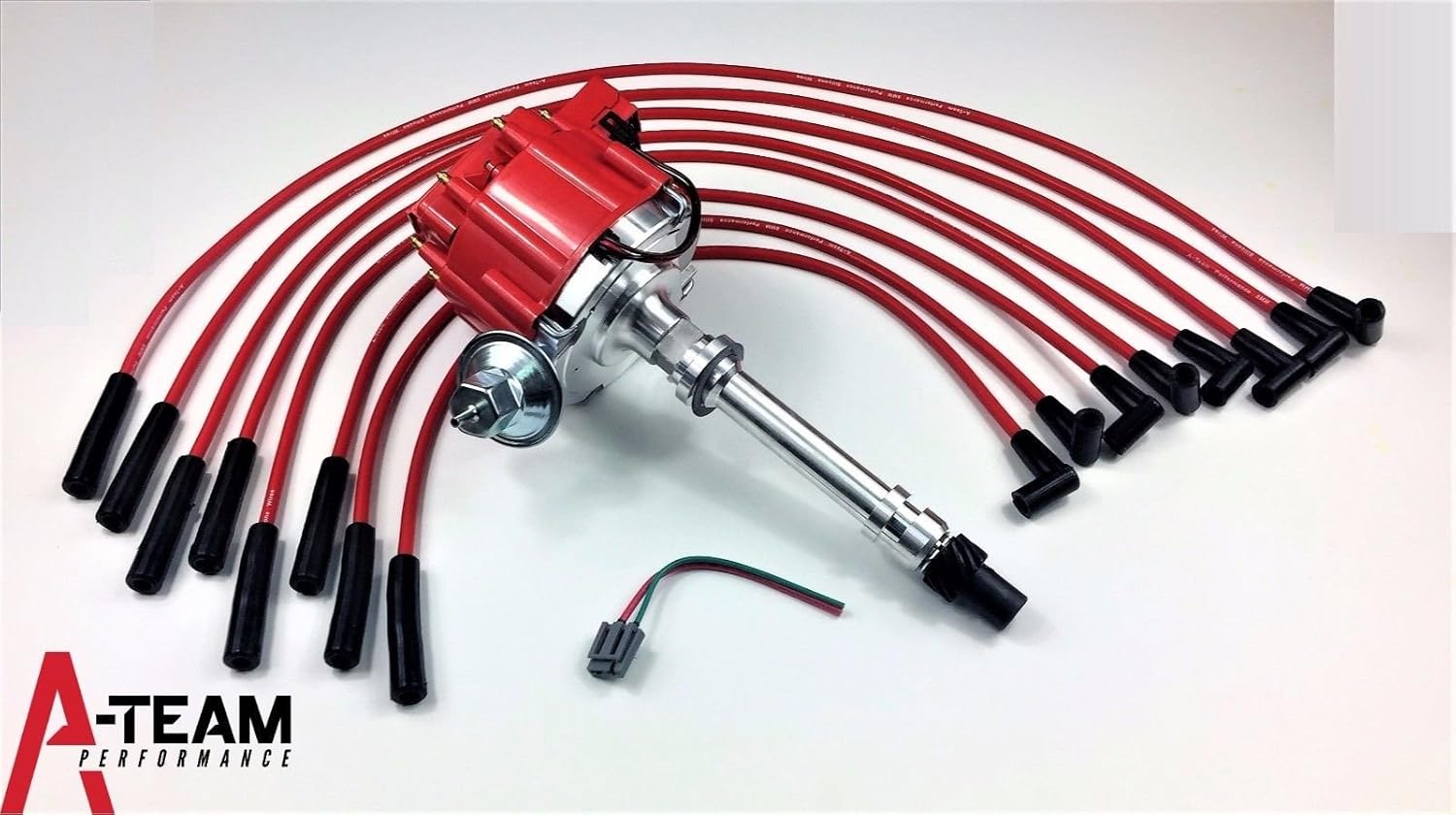 Amazon.com: A-Team Performance BBC CHEVY 396 454 502 HEI Distributor + RED  8mm SPARK PLUG WIRES STRAIGHT BOOT: Automotive