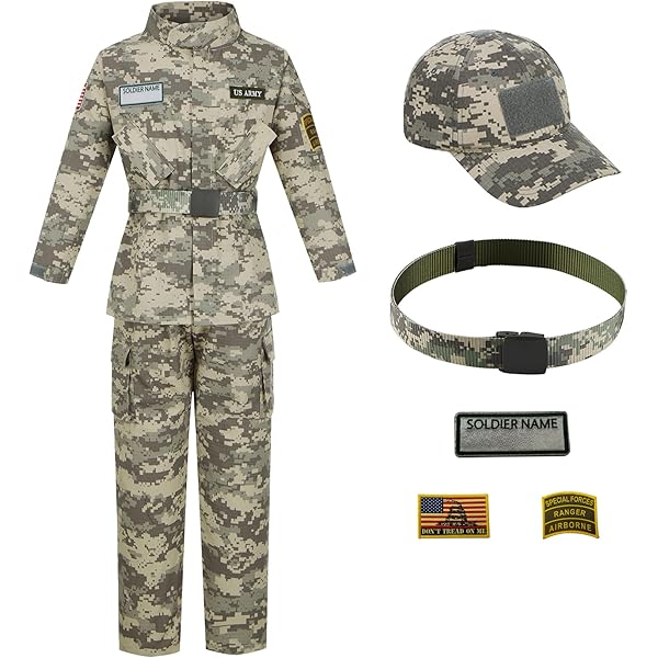 Amazon.com: Kids Multicam Uniform 3 Piece Set Small (6-8