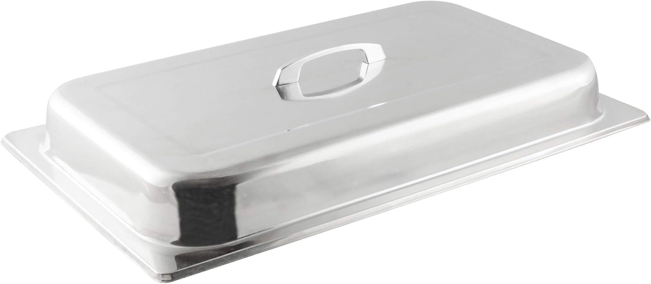 Dome cover with chrome plated handle, comes in each