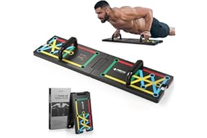 FEECCO FITNESS FEECCO Push Up Board, Foldable Design with Soft Handles, for All Body Sizes