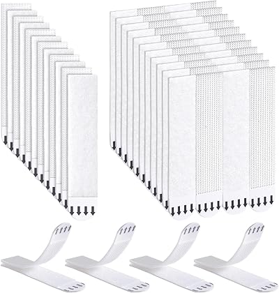 Ainiv 32 Pairs Extra Large Adhesive Picture Hanging Strips 100x20mm Double Side
