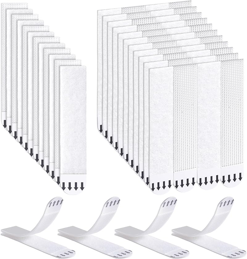 Ainiv 32 Pairs Extra Large Adhesive Picture Hanging Strips 100x20mm Double Side