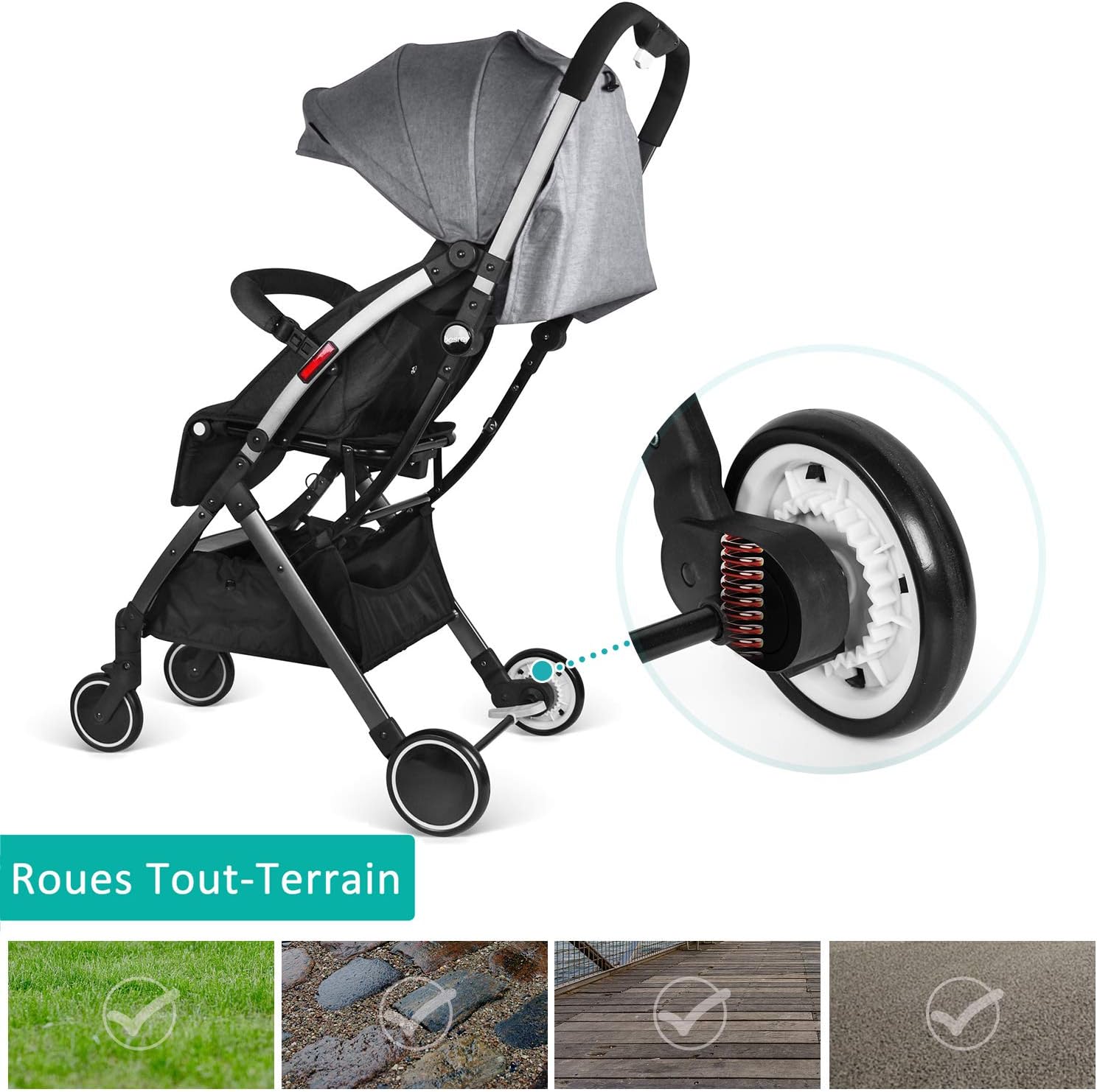 poussette allongeable dès la naissance