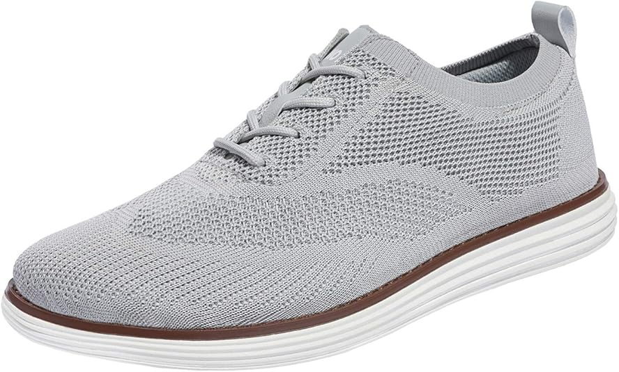 Bruno Marc Men's Mesh Oxford Shoes Casual Dress Sneakers Wingtip Oxford