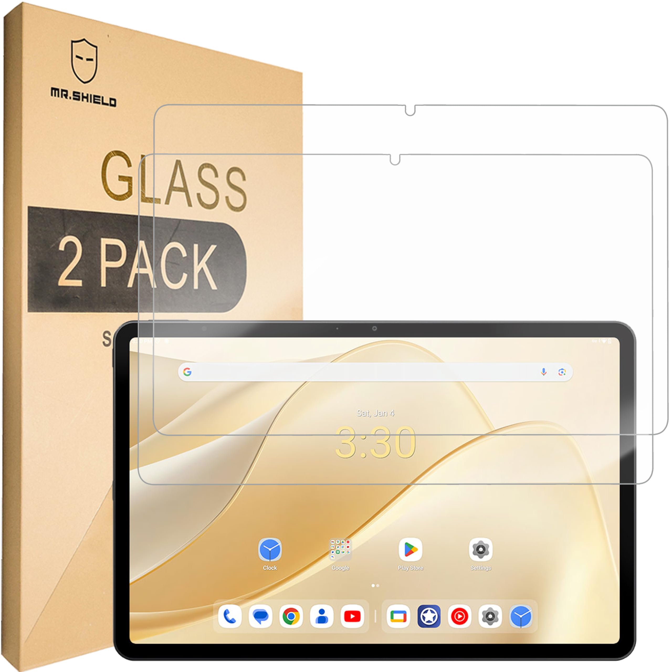 Photo 1 of ***2 PACKS INCLUDED***Mr.Shield Screen Protector compatible with Alldocube iPlay 70 Pro, 10.95 Inch [Tempered Glass] [2-PACK] [Japan Glass with 9H Hardness]***2 PACKS INCLUDED***