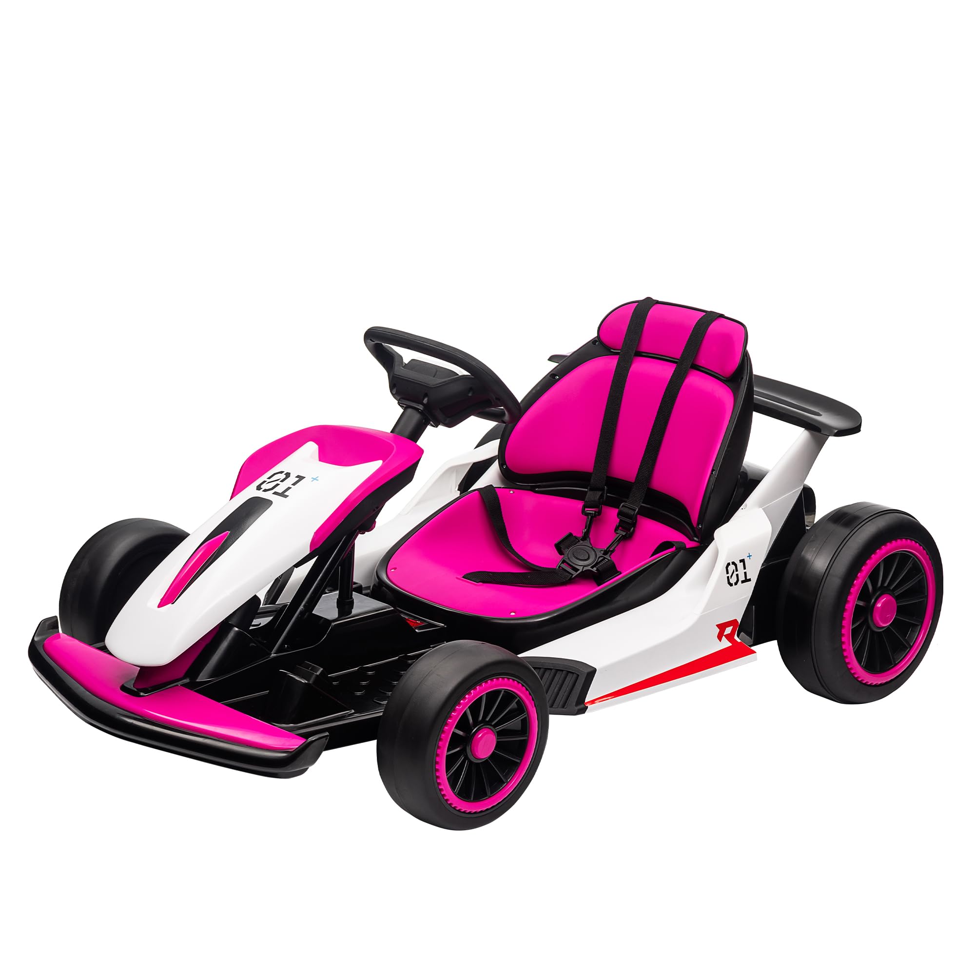 Photo 1 of ***MISSING CHARGER*** ***READ CLERK NOTES*** Garvee Go Kart, Electric Drift Kart Car with Adjustable Seat, 24V 7Ah Outdoor Ride On Toy, 2 * 200W Motor, 8.1 MPH, LED Lights, Toy Race Car for Kids 6-12 Years Old