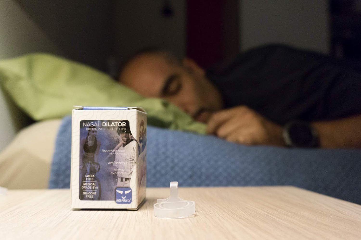 RESPIRFIX DILATADOR Nasal Deportivo ANTIRONQUIDOS 2 Unidades Tallas L o M sin Latex ni Silicona antialergico diseñado y Fabricado en España con CÓDIGO Nacional del Colegio DE FARMACEUTICOS: Amazon.es: Deportes y aire