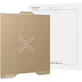 Creality Official SPARKX i7 Build Plate, Double Sided Textured PEI Sheet, 265&times;300mm Magnetic Flexible Removable Spring Steel Printing Plate, 3D Printer Bed Plate Gold (Without Magnetic Base)