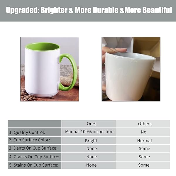 TANGLONG SUBLIMATION MUGS 15 OZ SET OF 12 SUBLIMATION BLANK WITH BOX BULK COFFEE MUGS COFFEE CUPS TAZAS PARA SUBLIMAR 6 ASSORTED COLORS