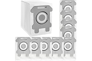 NautDuty 10 pack Vacuum Bags Compatible with i7, i7+, i8, i8+, i3, i3+, i4, i4+, i1+, i6, i6+, j7, j7+, s9, s9 Plus Bags Bulk Bags Automatic Dirt Disposal Bag Bin Bags