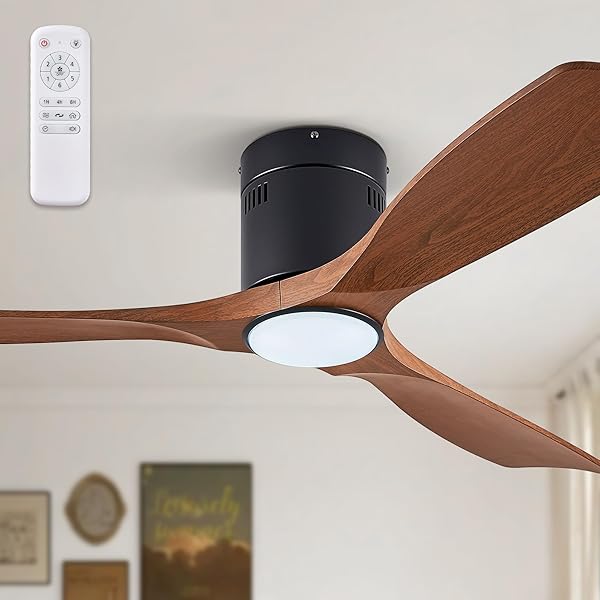 FANBULOUS 52″ CEILING FANS WITH LIGHTS AND REMOTE...