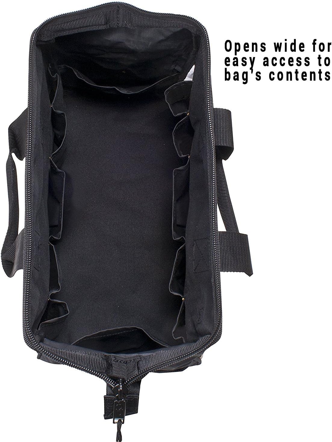 CLC Custom Leathercraft 1165 Large BigMouth Bag, 22 Pocket - Tool Bags - 