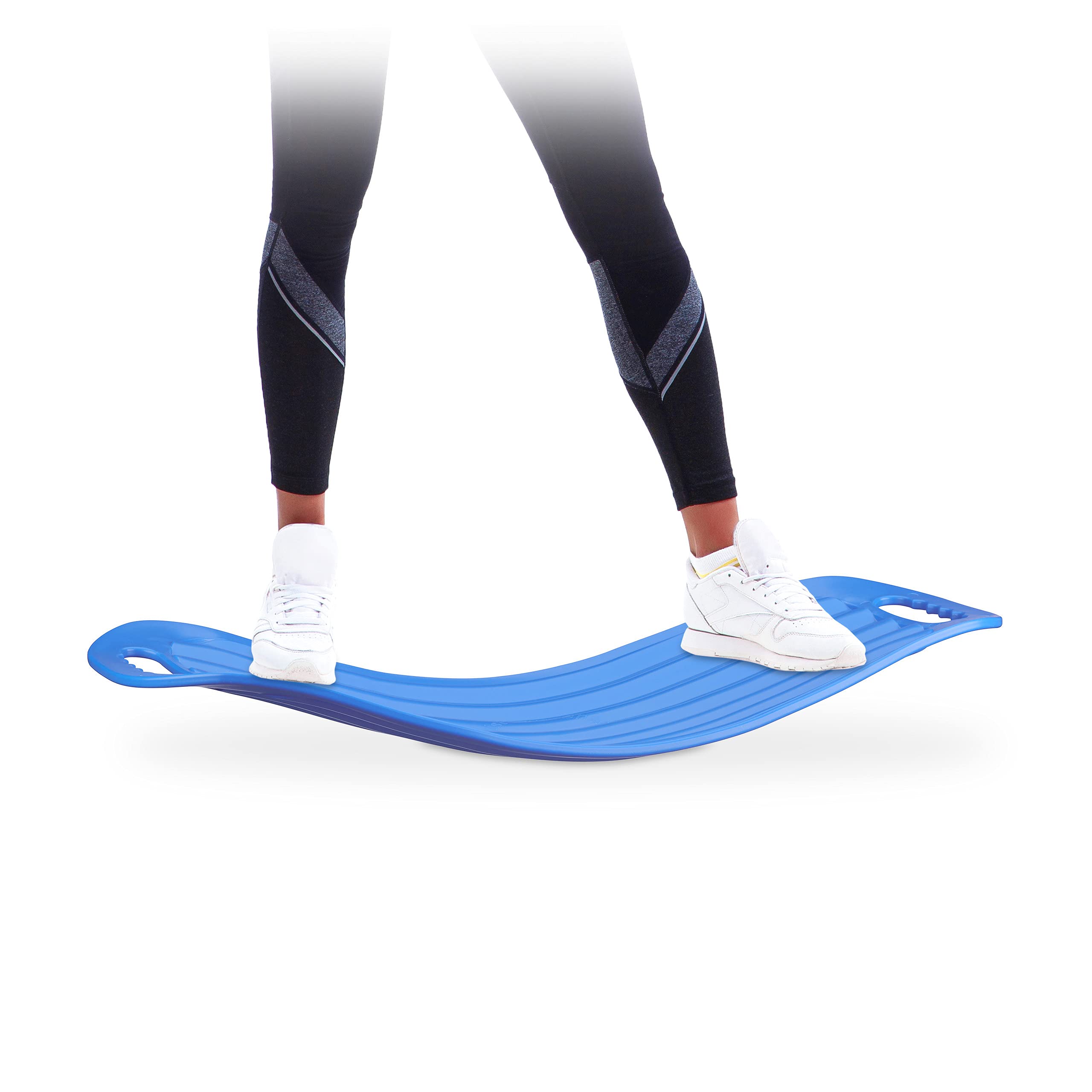 Relaxdays Balance Board, Full-Body Twisting Exercise Trainer, Durable XL Toner, Blue