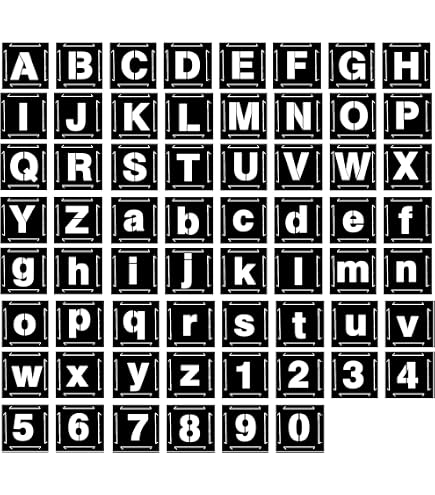 Milescraft 2207 Arrow & Symbol Templates For Sign PRO And Sign Crafter Jig – 26 Pieces, 1.5" & 2.5" Sizes For Custom Wood Signs