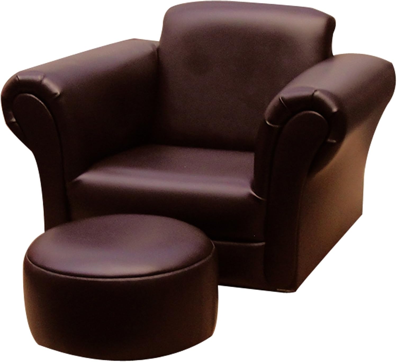 Childrens Kids Chair with Stool Brown Amazon.co.uk Kitchen & Home