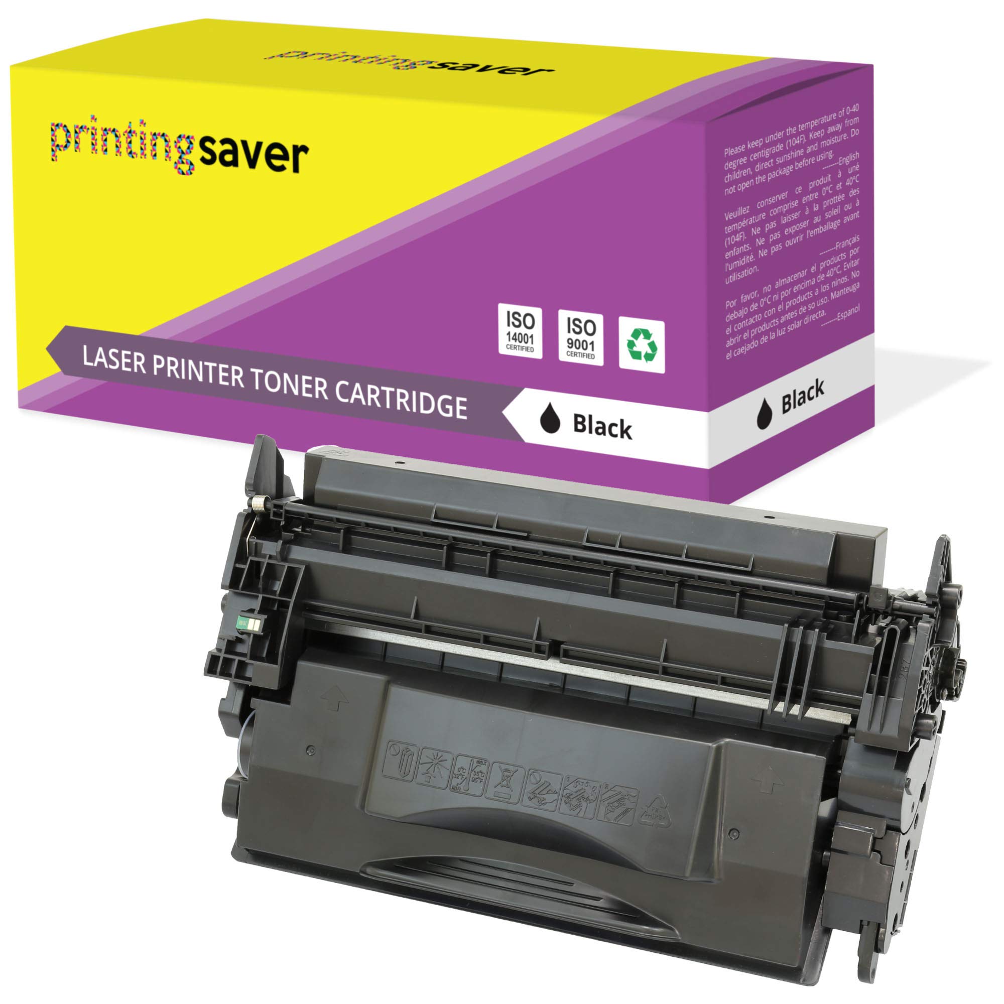 Printing Saver CF287A 87A compatible laser toner for HP LaserJet Pro M501dn, M501n | HP LaserJet Enterprise M506dn, M506n, M506x, MFP M527dn, M527f, Flow MFP M527c, M527z (9,000 Pages)