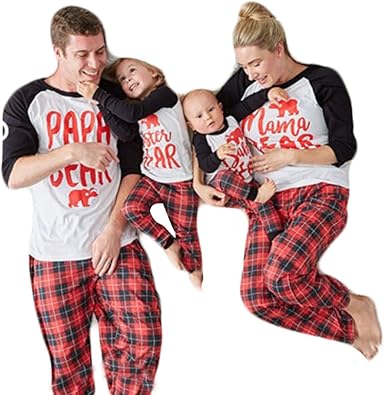 mama bear and baby bear pjs