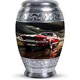 KARYLIZ Car Urn for Ashes Adult Male - Small Cremation Urns for Women - Classic Car Burial Urns for Human Adult Man - Human Urn for Female - Keepsake Funeral for Mom & Dad Ashes 3 Inch, 1 Pc