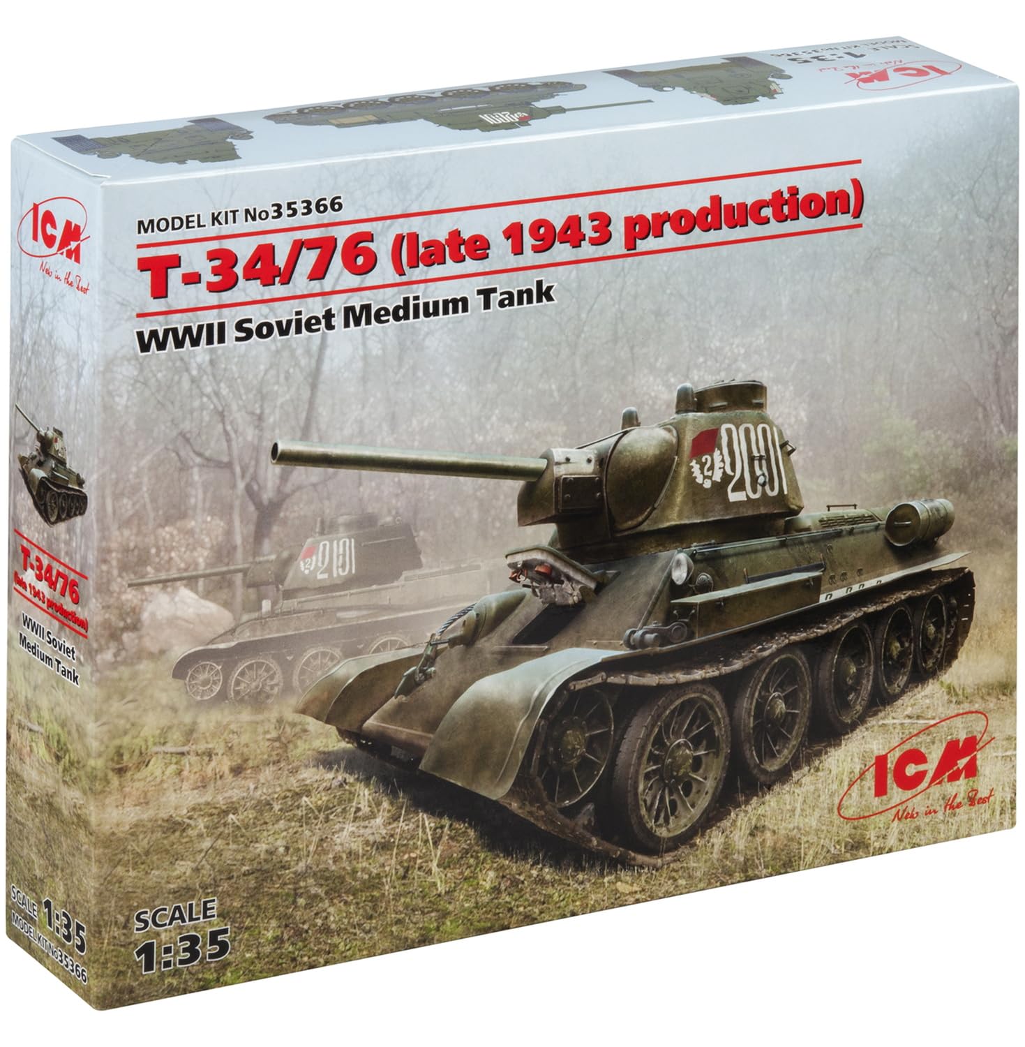 ICM 1:35 - ?-34/76 late 1943 production