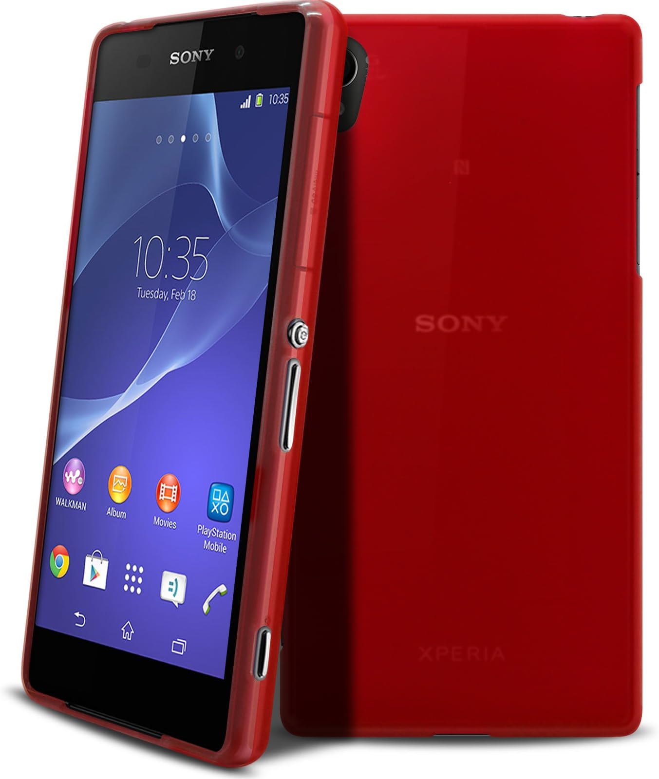 Caseink Semi-Rigid TPU Shell Case Cover – Sony Xperia Z® L36H Extra Thin Turquoise