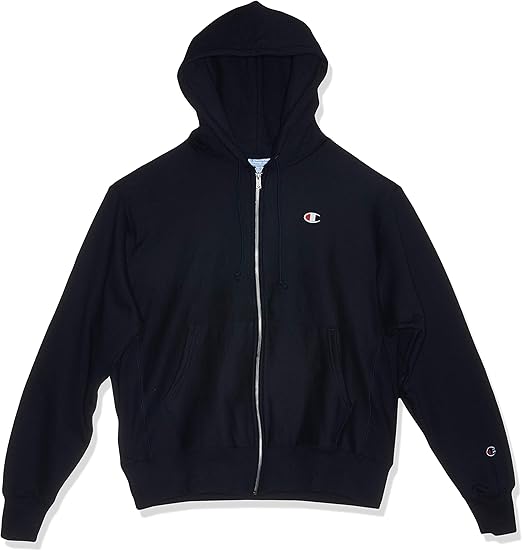 white champion zip up jacket